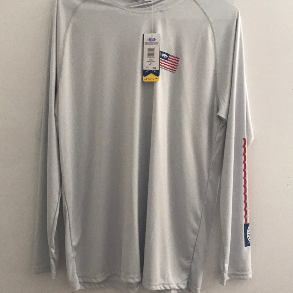 Men’s American Fishing Tackle Hooded Fishing Shirt